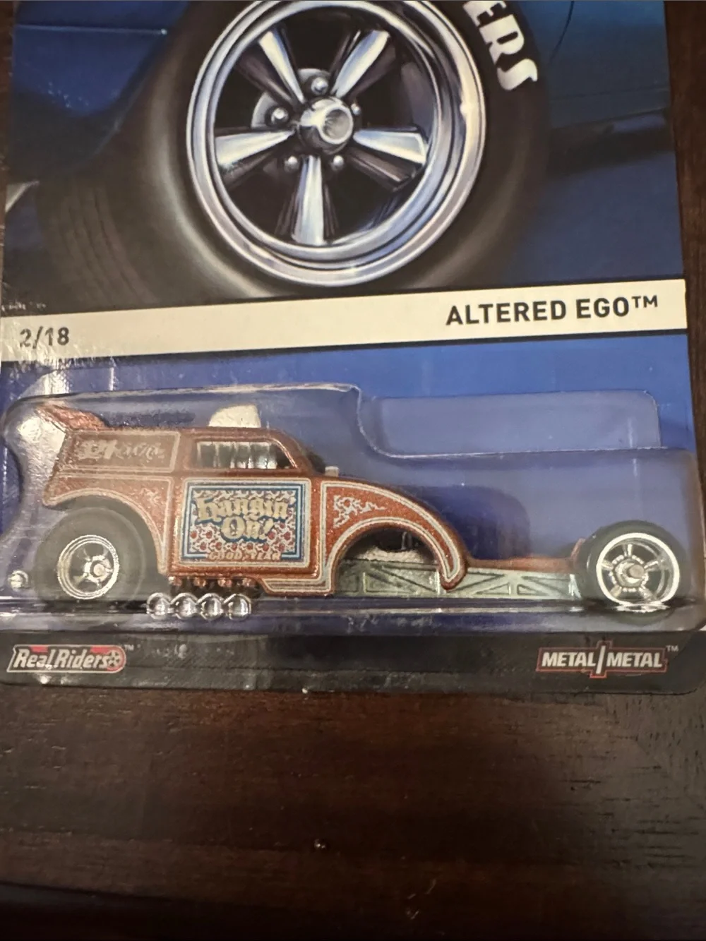 Real Riders - Blue Custom Chevy Greenbrier & Brown Altered Ego Lot of 2